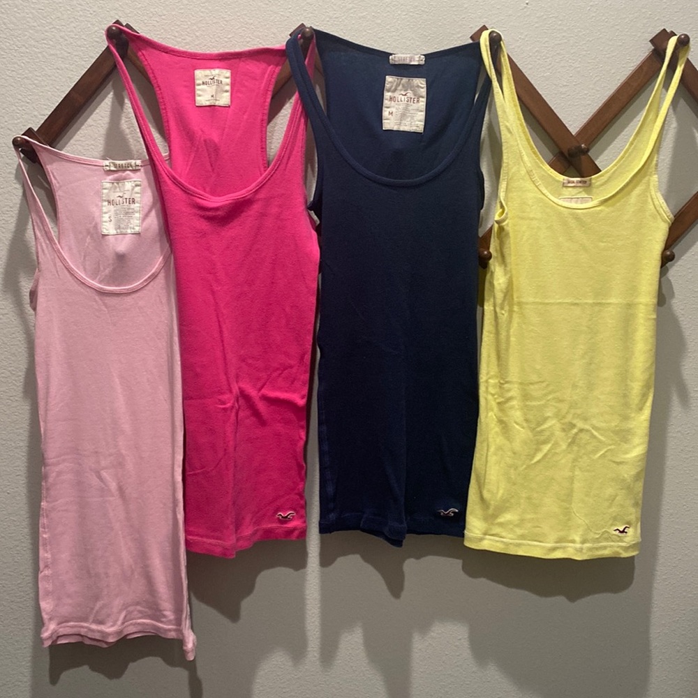 Four Hollister Tank Tops
